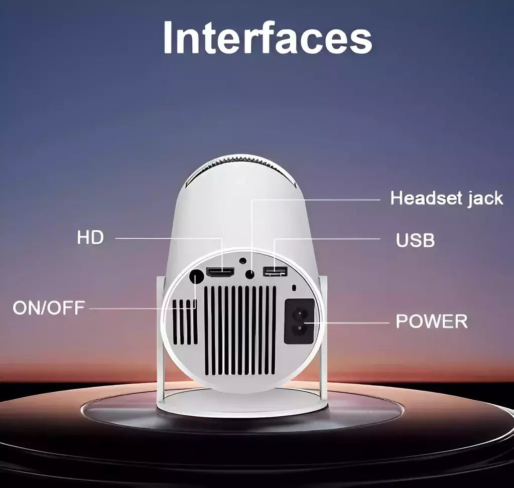 MINI PROYECTOR HY300 ULTRA HD ™ | TU CINE EN CASA 4K 1080P PORTATIL