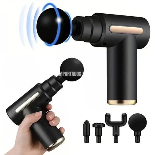 PISTOLA MASEAJEADORA 5 PIEZAS™ | Recuperación, Alivio y Bienestar en Su Máxima Expresión