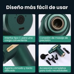 PISTOLA MASEAJEADORA 5 PIEZAS™ | Recuperación, Alivio y Bienestar en Su Máxima Expresión