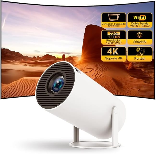 MINI PROYECTOR HY300 ULTRA HD ™ | TU CINE EN CASA 4K 1080P PORTATIL
